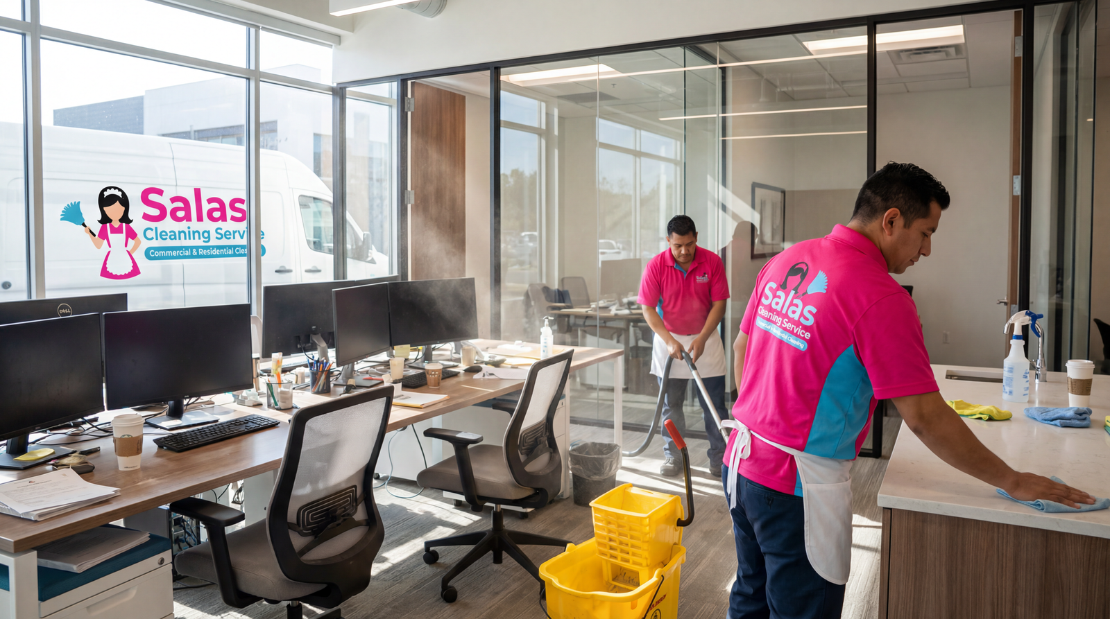 Office Cleaning Before