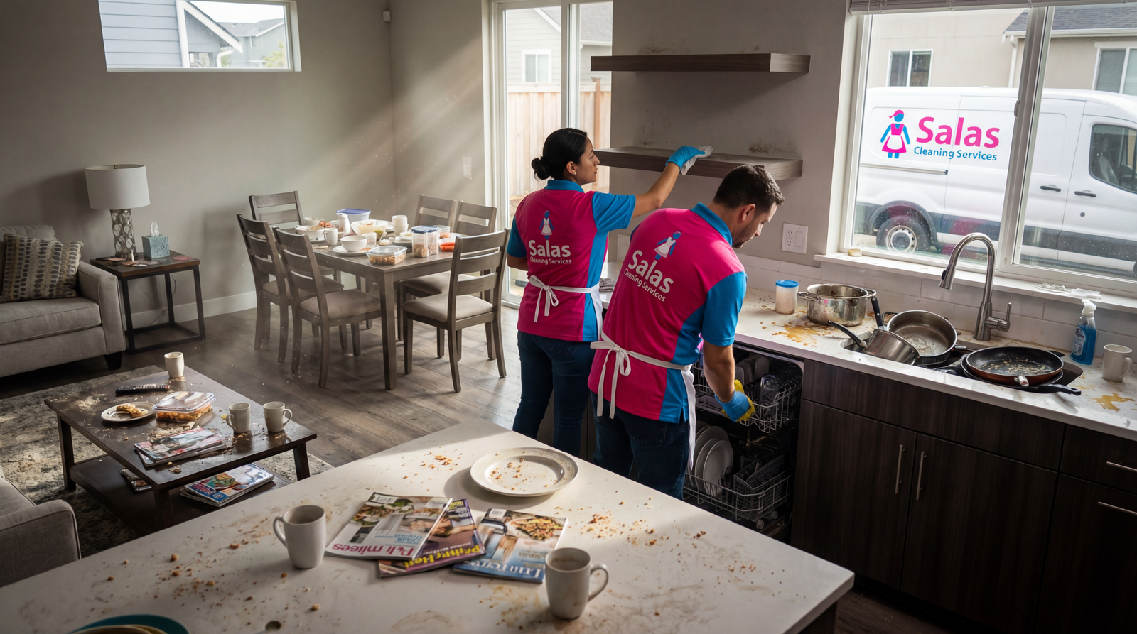 Residential Cleaning Before